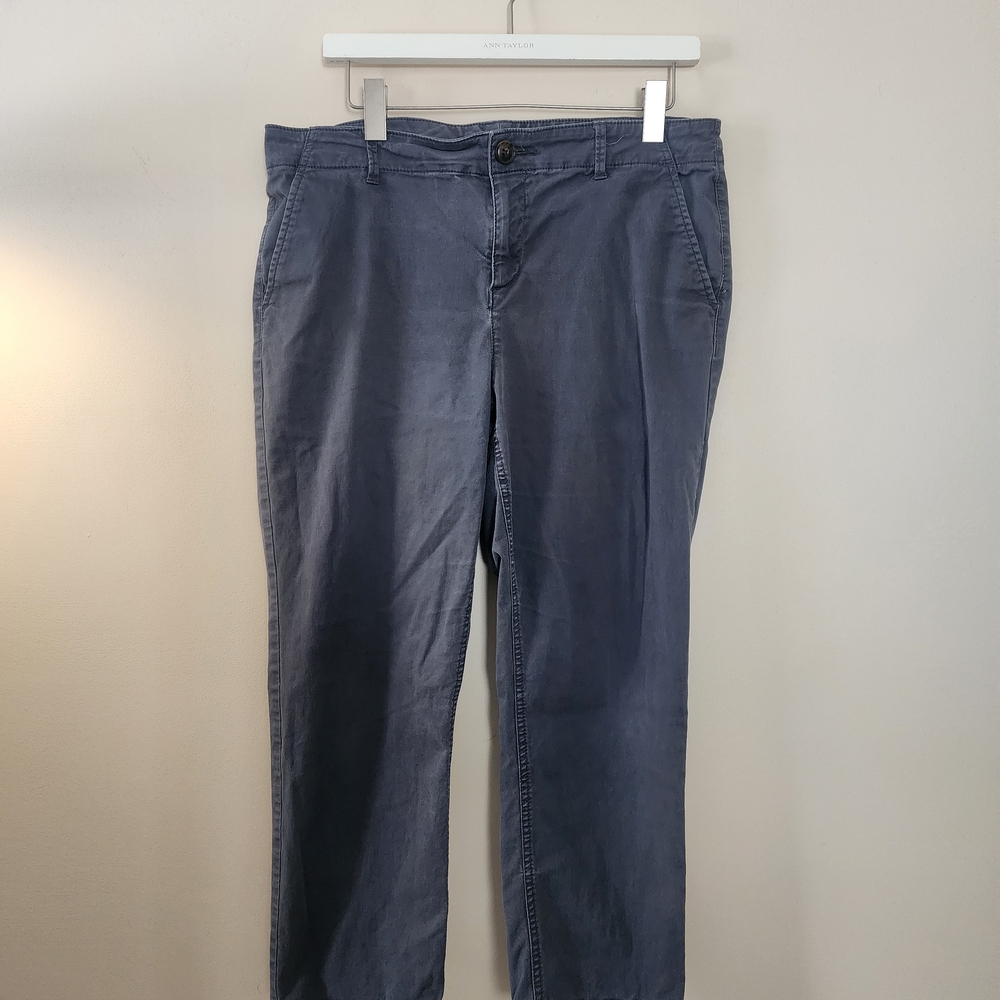 LOFT Dark Gray Trousers